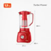 Liquidificador Mondial Turbo Power 2,2L Vermelho 127V