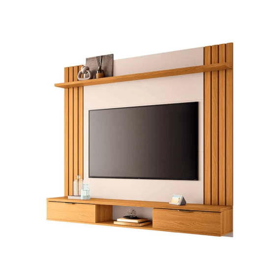 Painel Home Para Tv até 70" Suspenso Solus Hb Móveis