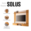 Painel Home Suspenso Solus Hb Móveis
