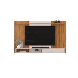 Painel Leo Off White/Freijó DJ Móveis