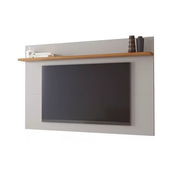 Painel para Tv até 60 Polegadas NT1190 Off White e Freijo Trend 163cm