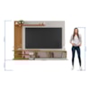 Painel para TV de até 65" NT1355 Off White/Freijó Notável