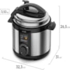 Panela de Pressão Elétrica Electrolux 3L 127V Inox