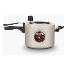 Panela de Pressão MTA Com Visor Duplo 4,5L Baunilha