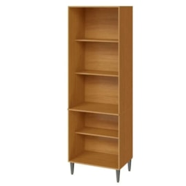 Paneleiro Launa 4 Portas Com Vidro Cinamomo/Branco