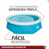 Piscina Inflável 2700L Azul