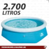 Piscina Inflável 2700L Azul