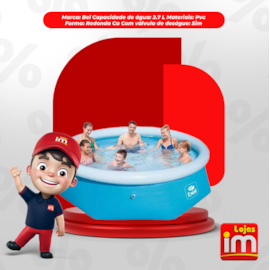 Piscina Inflável 2700L Bel Life