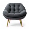 Poltrona Celine Veludo Grafite Conlflex