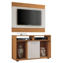 Rack com Painel para TV até 43 Polegadas 1 Porta Show 106cm