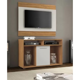 Rack com Painel para TV até 43 Polegadas 1 Porta Show 106cm