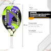 Raquete Beach Tennis 20mm Bt Monster 4 Shark