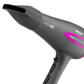 Secador de Cabelos Philco 127V Cinza/Rosa