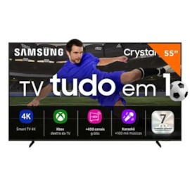Smart TV 55 Polegadas Crystal UHD UN55U8100 4K Samsung