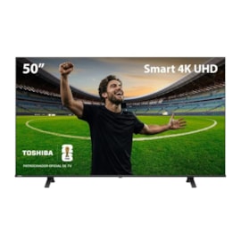 Smart TV Toshiba 50 Polegadas 4K HDR Sistema Vidaa 