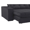 Sofá 2 Lugares Retrátil e Reclinável Vegas Veludo Cinza 120cm