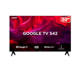 Tv Semp 50P Led FHD 50S42 Google TV Preta