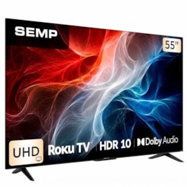 Tv Semp 55P Led Smart 4K 55 55S62R Roku