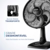 Ventilador de Mesa 30cm Super Power Mondial Preto 220V