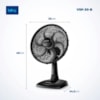 Ventilador de Mesa 30cm Super Power Mondial Preto 220V