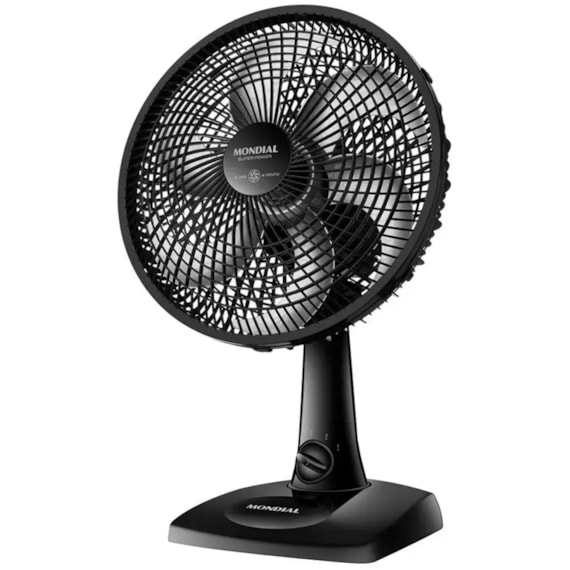 Ventilador de Mesa Super Power Mondial 220V Preto