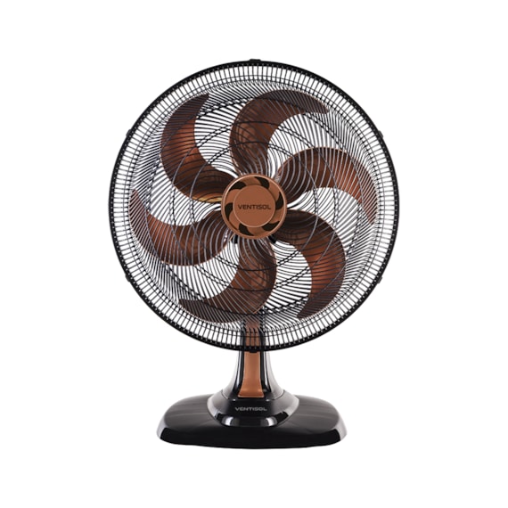 Ventilador de Mesa Ventisol Turbo 6P 50cm Bronze 127V
